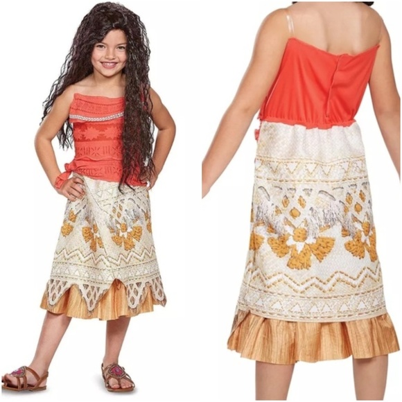 Disney Moana Adventure Dress Halloween Costume S - Picture 1 of 8